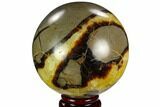 Polished Septarian Sphere #122931-1
